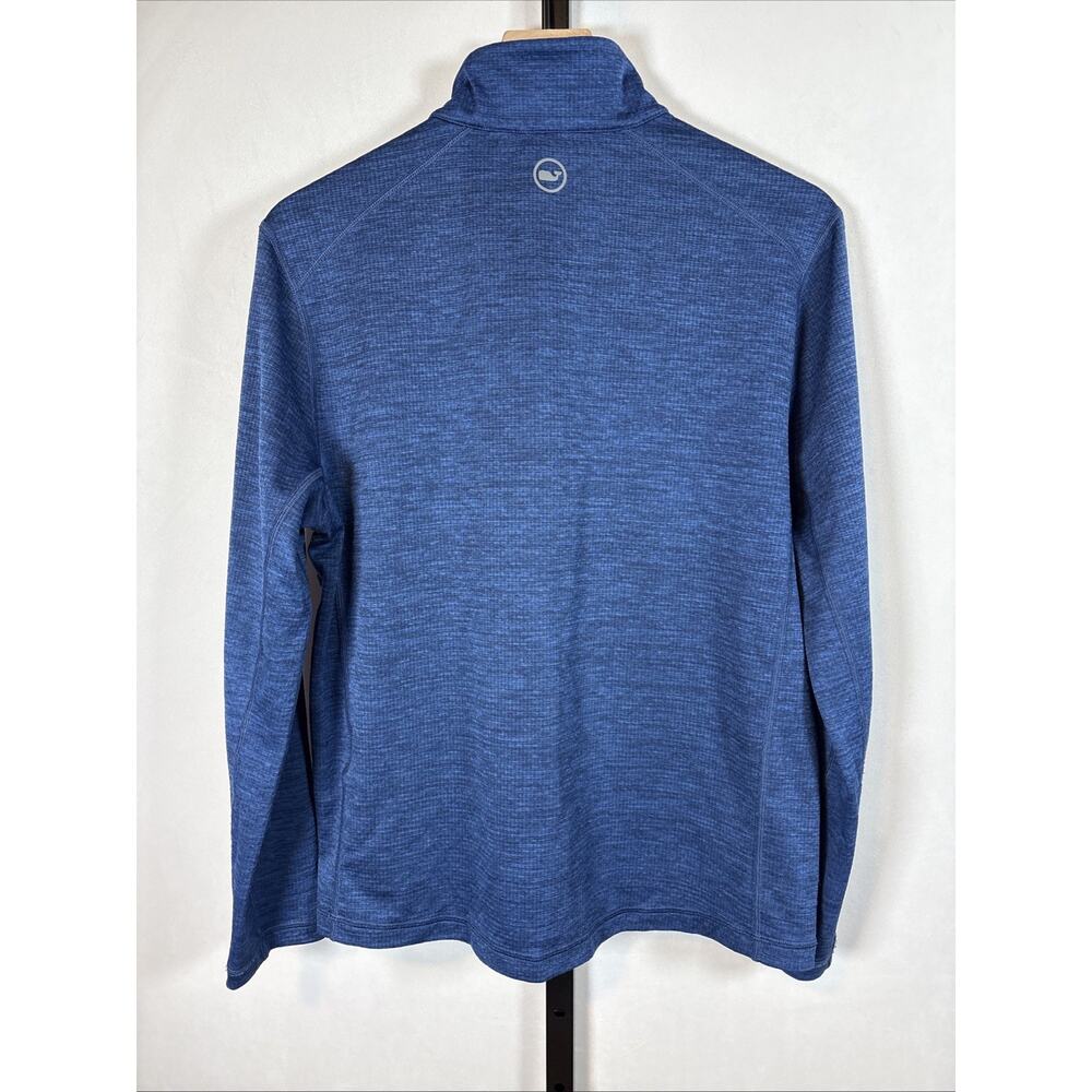 Vineyard Vines On The Go Sankaty 1/4 Zip Pullover Men's Small Blue Golf Preppy - Picture 4 of 7